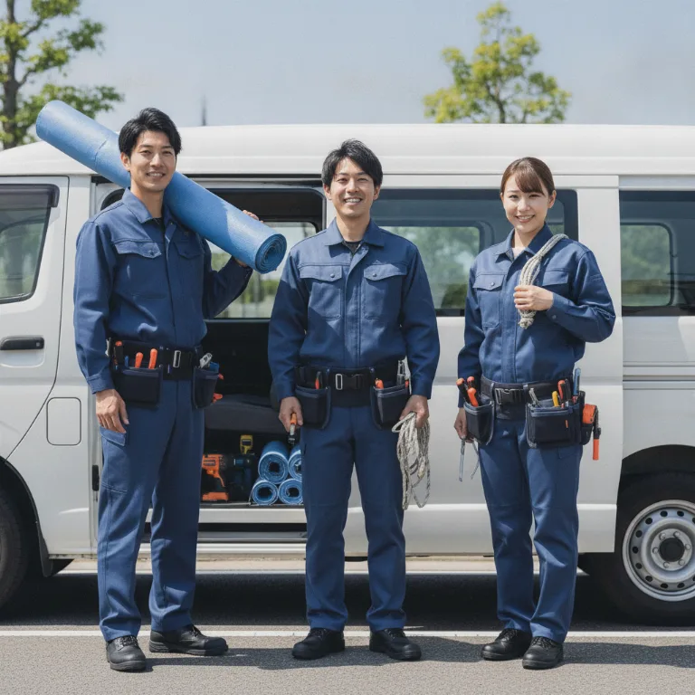 屋根のシート掛け のチーム: Yono